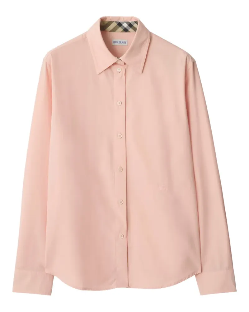 Burberry Hemd aus Popeline - Rosa Rosa