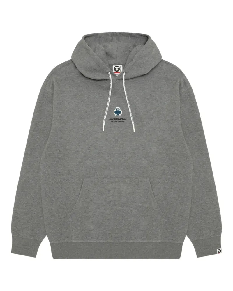 BAPE AAPE AAPENOW Clover Moonface Hoodie - Grau Grau