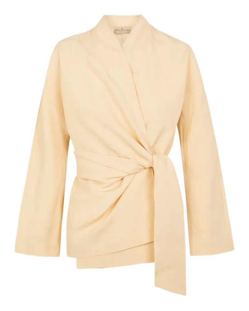 Cortana Simona wrap jacket - Nude Nude