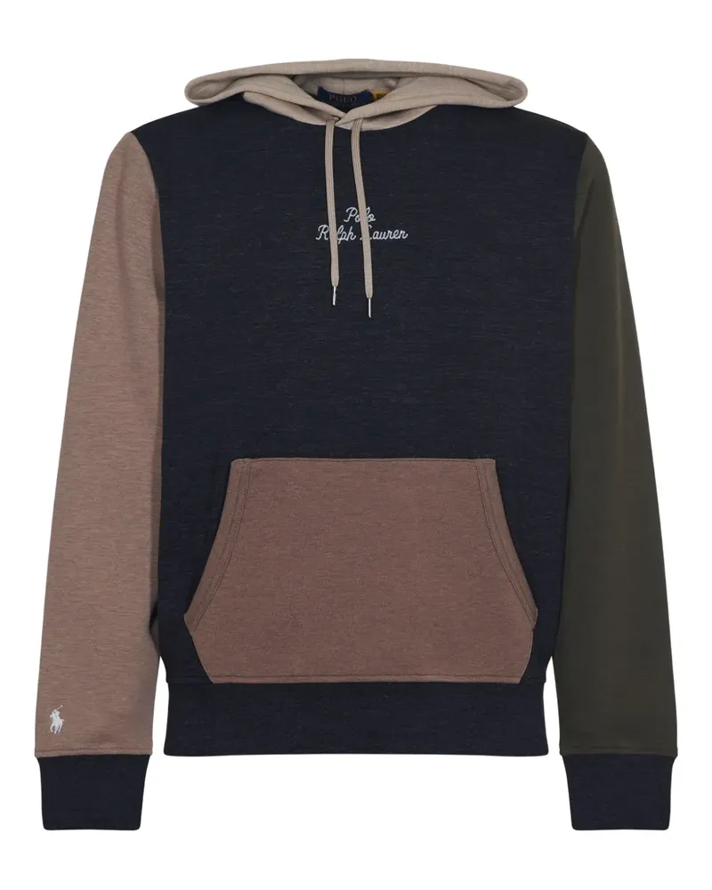 Ralph Lauren Hoodie in Colour-Block-Optik - Schwarz Schwarz
