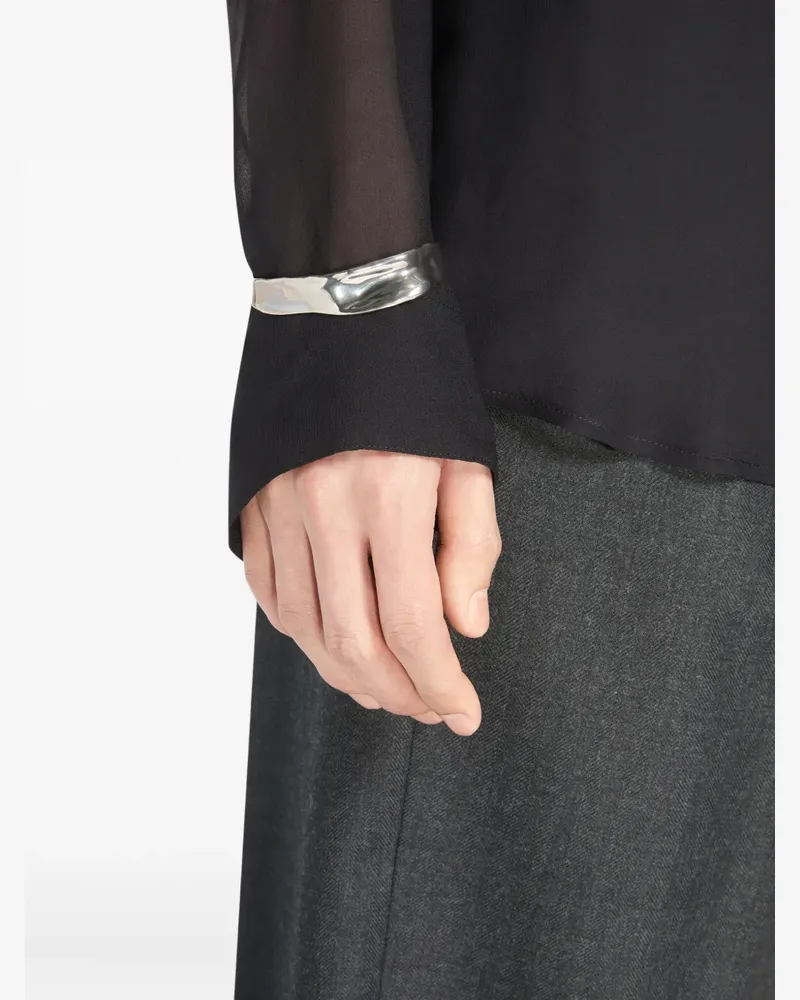 Dries van Noten Gehämmertes Armband - Silber Silber