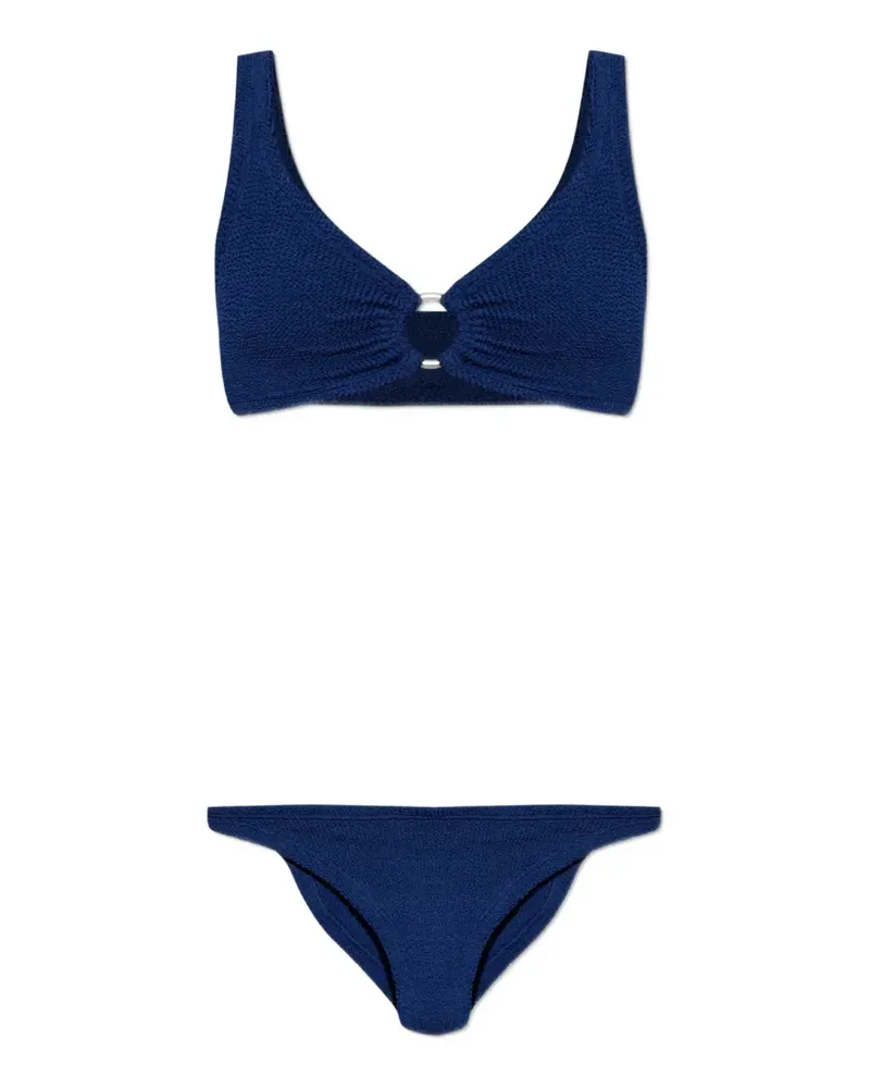 Hunza G Julia Bikini mit Ringdetail - Blau Blau