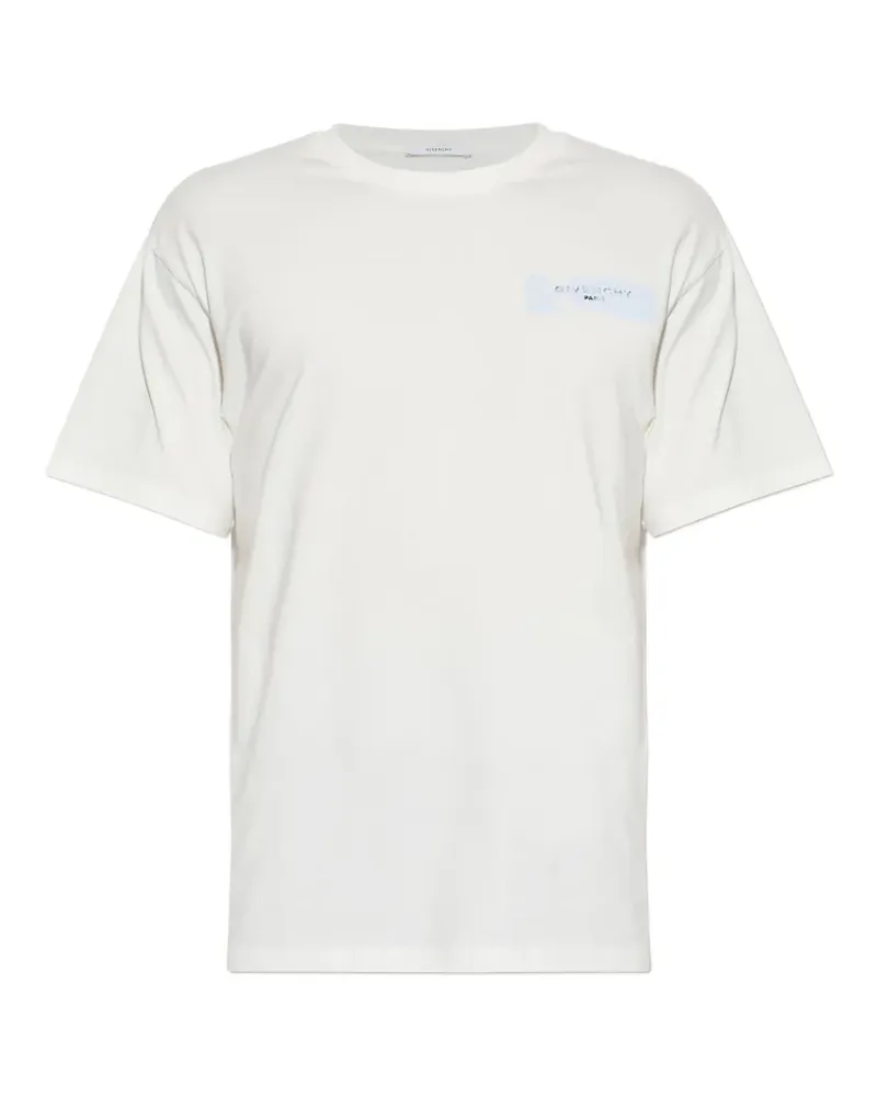 Givenchy T-Shirt mit Logo-Print - Weiß Weiß