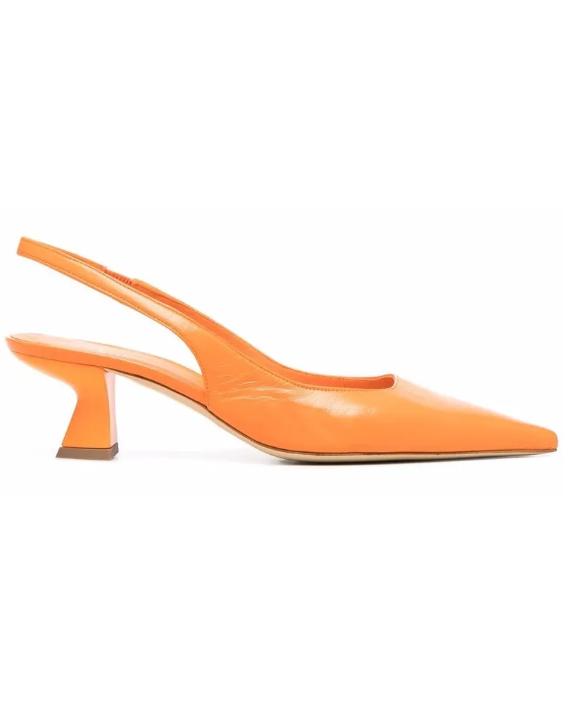 FESTA Milano Spitze Slingback-Pumps Orange