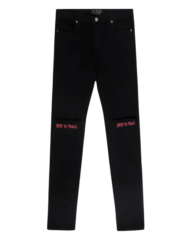 RTA Bryant Skinny-Jeans - Schwarz Schwarz