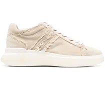 H580 Canvas-Sneakers im Distressed-Look