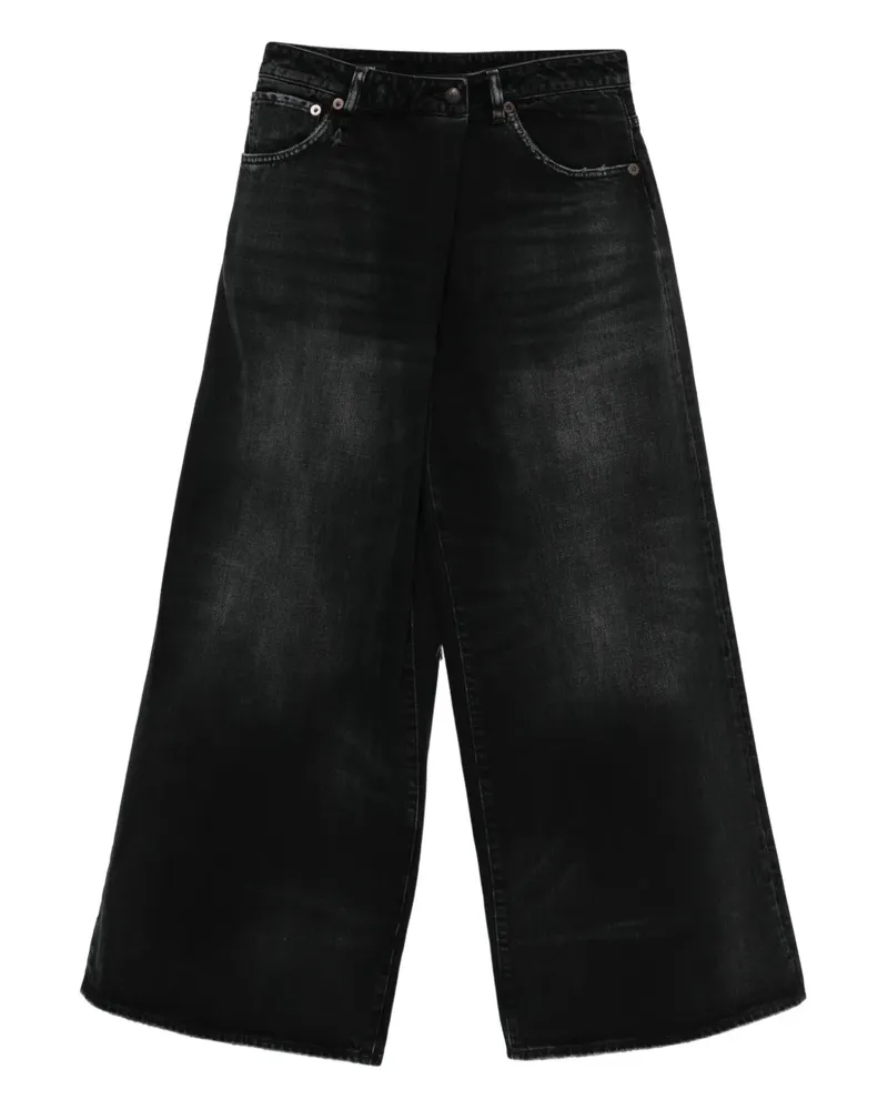 R13 Nico cotton jeans - Schwarz Schwarz