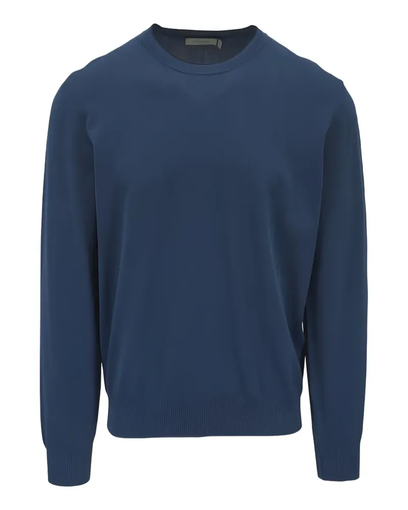 Canali Pullover aus Baumwolle - Blau Blau