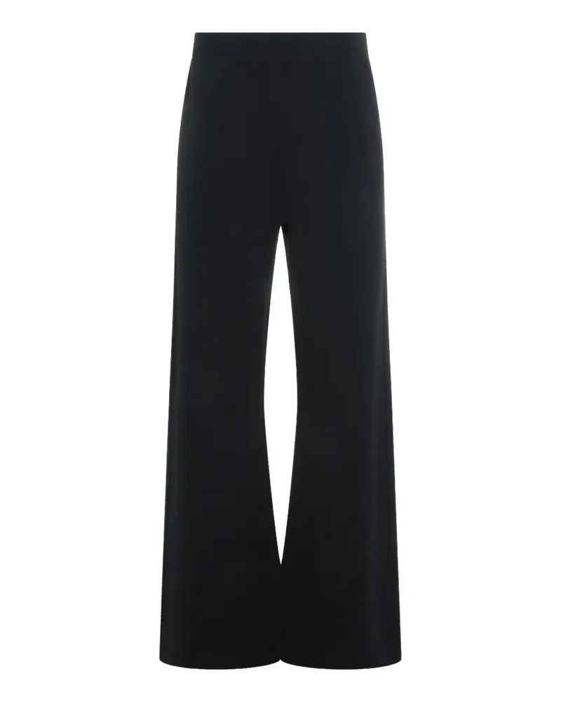 Max Mara Hose mit weitem Bein - Schwarz Schwarz