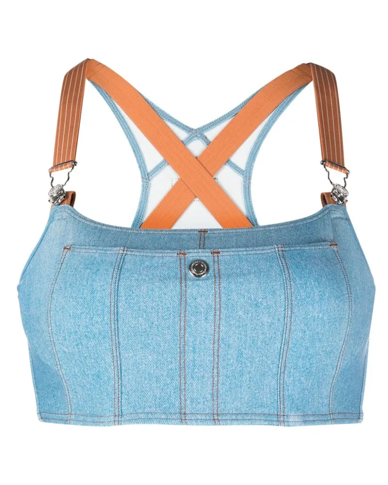 Marlies Dekkers Gardenista Jeans-BH Blau