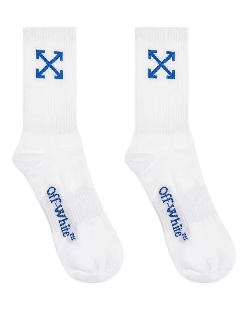 OFF-WHITE Socken mit Pfeil-Logo - Weiß Weiß