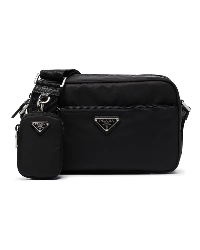 Prada Umhängetasche aus Re-Nylon - Schwarz Schwarz