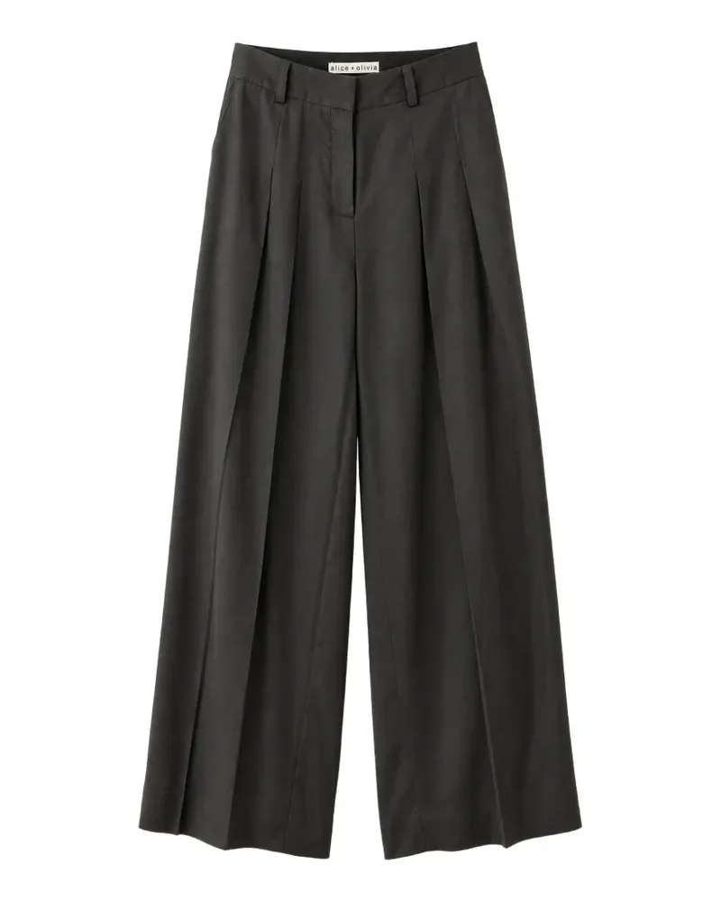 Alice + Olivia Blaire pleated tailored trousers - Schwarz Schwarz