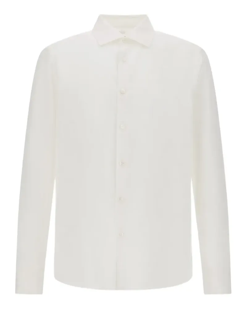Herno classic collar long sleeves shirt - Weiß Weiß