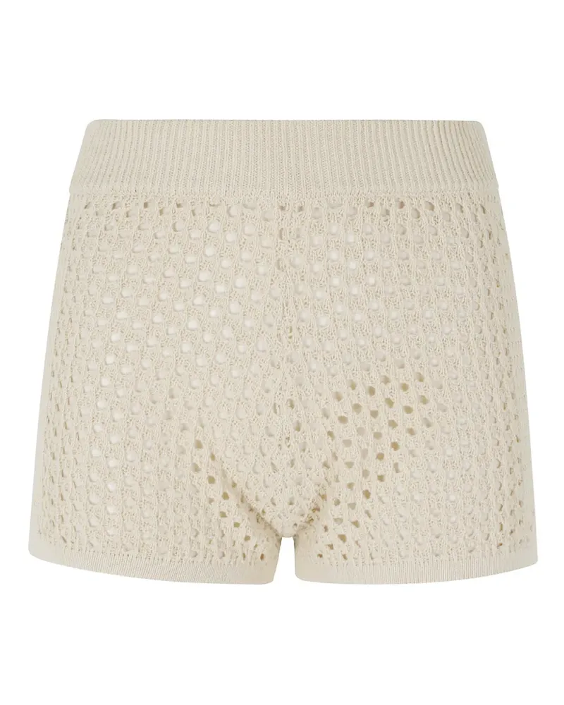 MC2 Saint Barth Almyra crochet shorts - Nude Nude