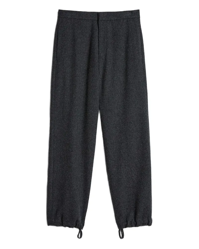 Jil Sander Hose aus Flanell - Grau Grau