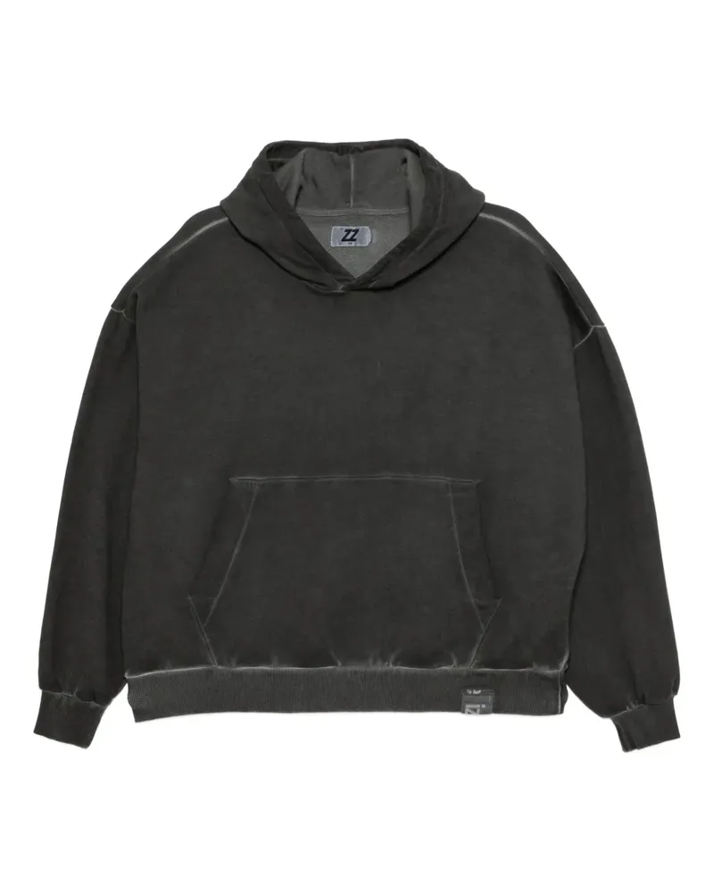 Izzue Hoodie mit Stickerei - Grau Grau