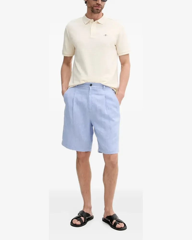 Gant Poloshirt mit Logo-Stickerei - Nude Nude