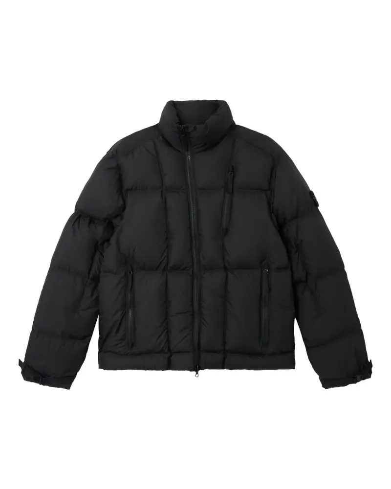 Stone Island quilted-design jacket - Schwarz Schwarz