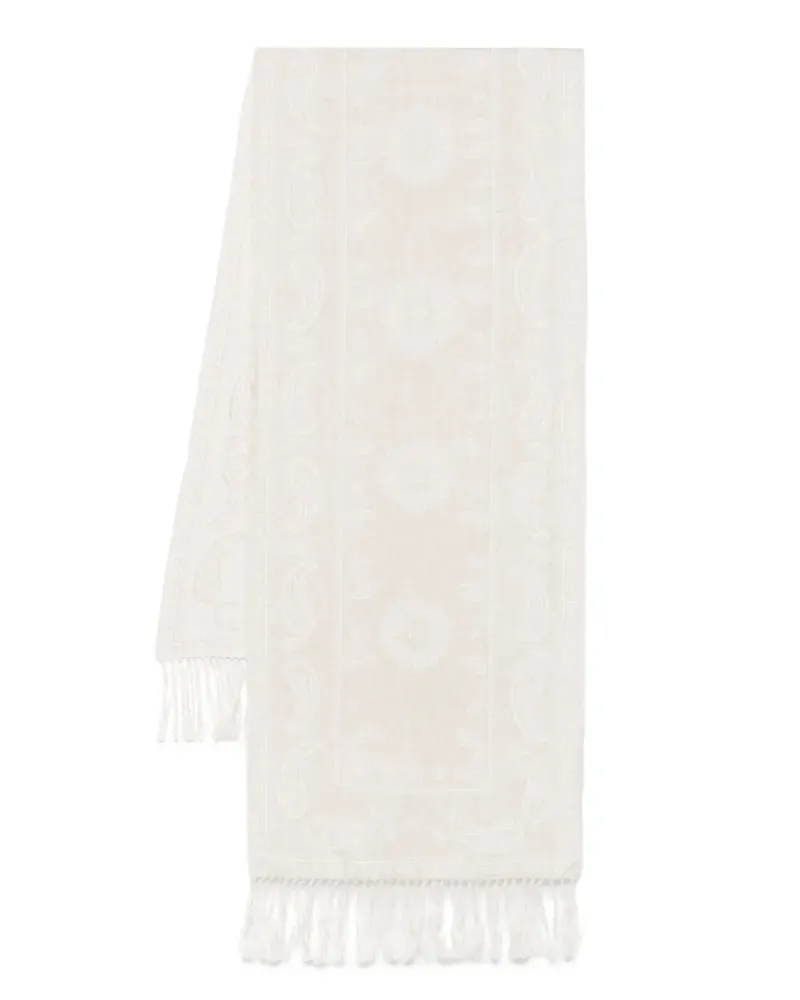 Eleventy Schal mit Paisley-Jacquardmuster - Nude Nude