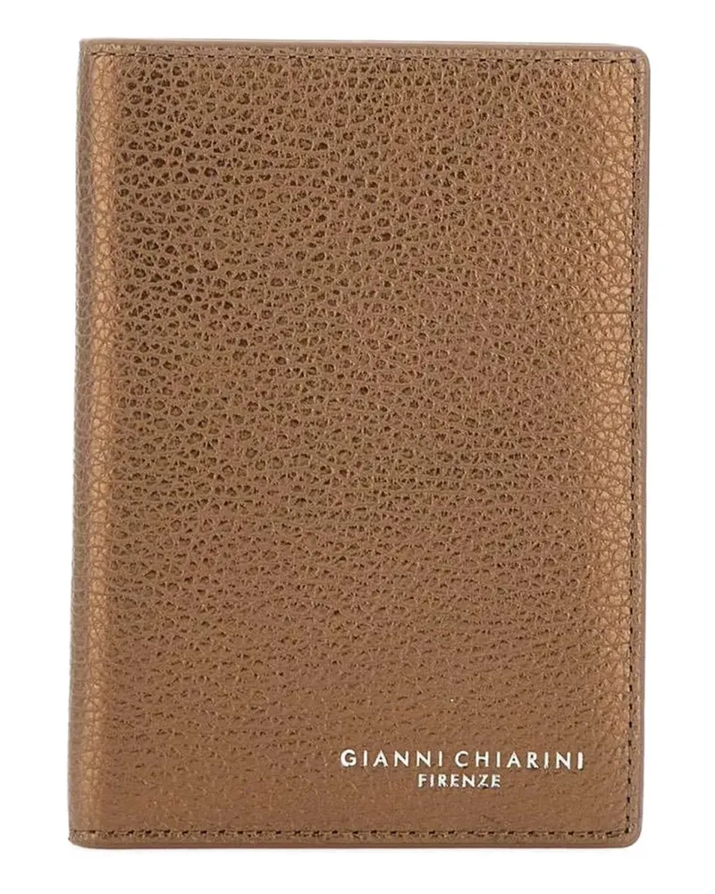 Gianni Chiarini Portemonnaie im Metallic-Look - Braun Braun