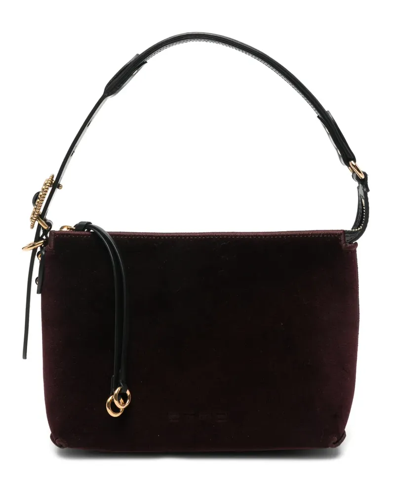 Etro Schultertasche aus Wildleder - Rot Rot