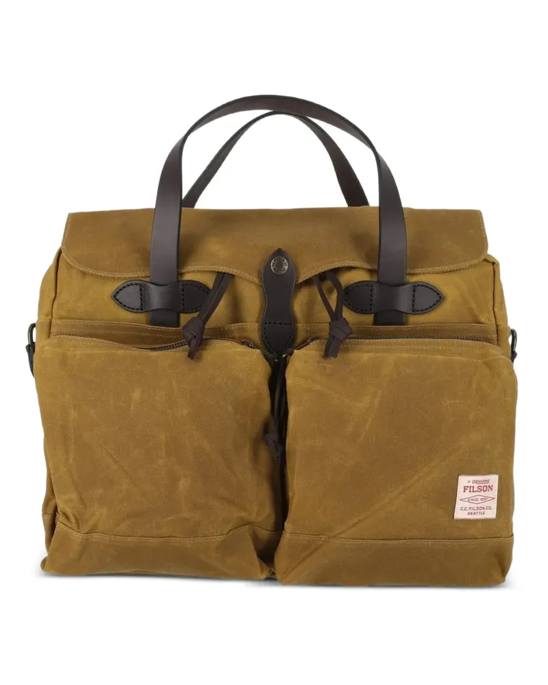 Filson Tin Cloth 24 hours briefcase - Braun Braun
