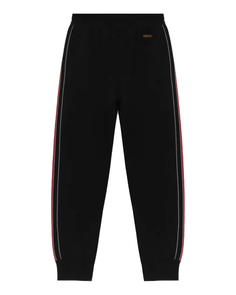 Versace ribbed-cuff track pants - Schwarz Schwarz