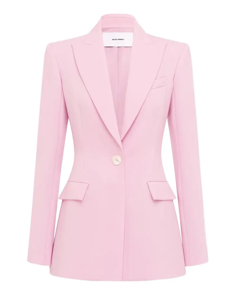Alex Perry single-breasted peak-lapel jacket - Rosa Rosa