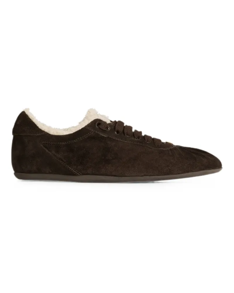Dolce & Gabbana Ballet Sneakers aus Wildleder - Braun Braun