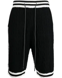 Mostly Heard Rarely Seen Joggingshorts mit Zopfmuster Schwarz