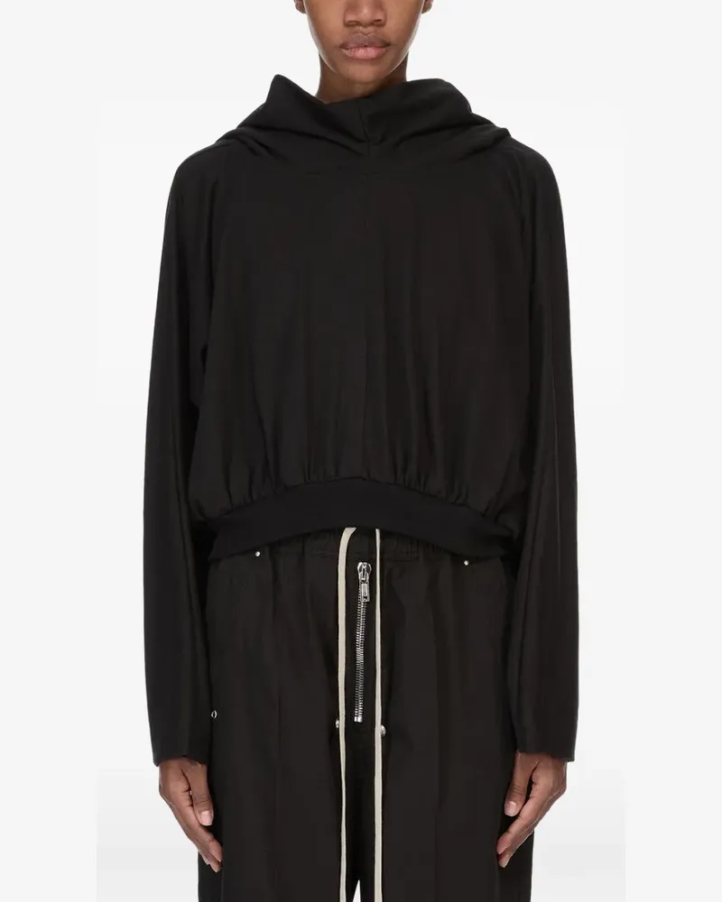 DRKSHDW by Rick Owens Cropped-Hoodie - Schwarz Schwarz