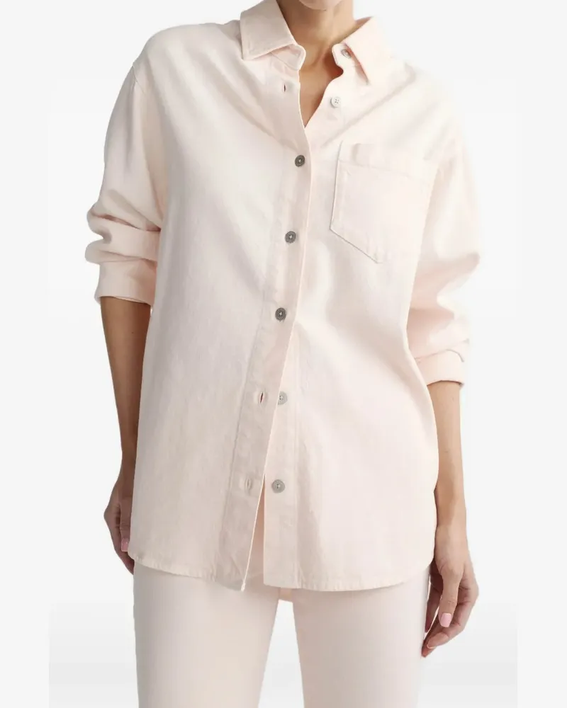DL1961  Faye chest-pocket denim shirt - Rosa Rosa