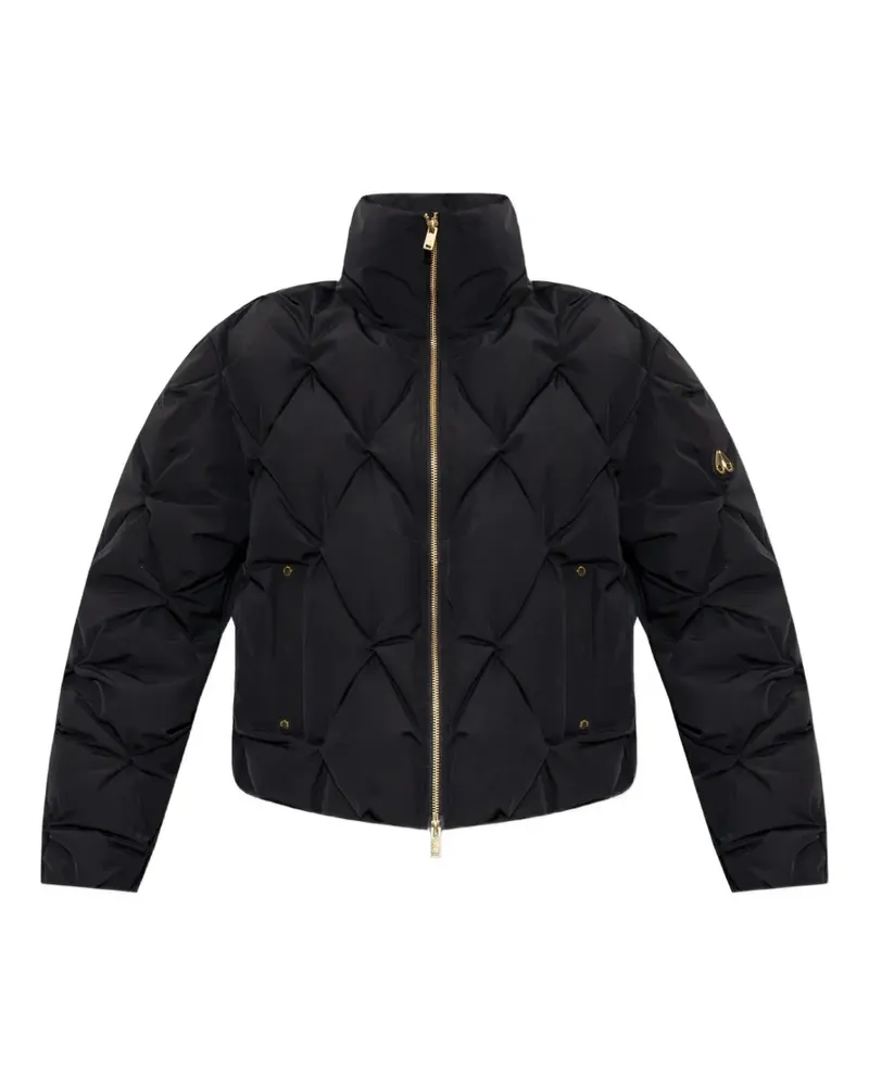 Moose Knuckles quilted stand-up collar jacket - Schwarz Schwarz