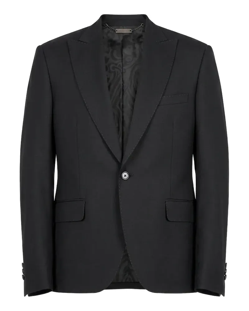 John Richmond single-breasted long-sleeve blazer - Schwarz Schwarz