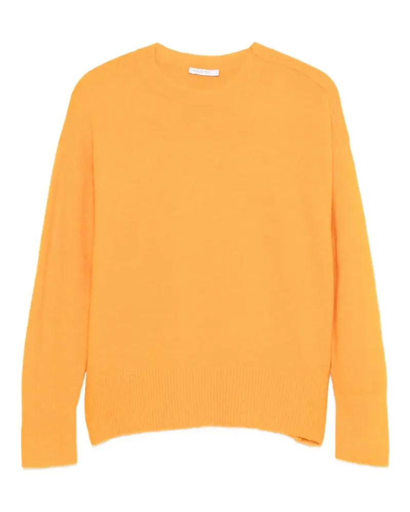 Patrizia Pepe Pullover mit Rundhalsausschnitt - Gelb Gelb