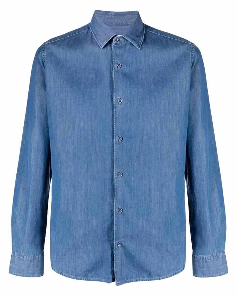 Altea Jeanshemd mit Knöpfen - Blau Blau