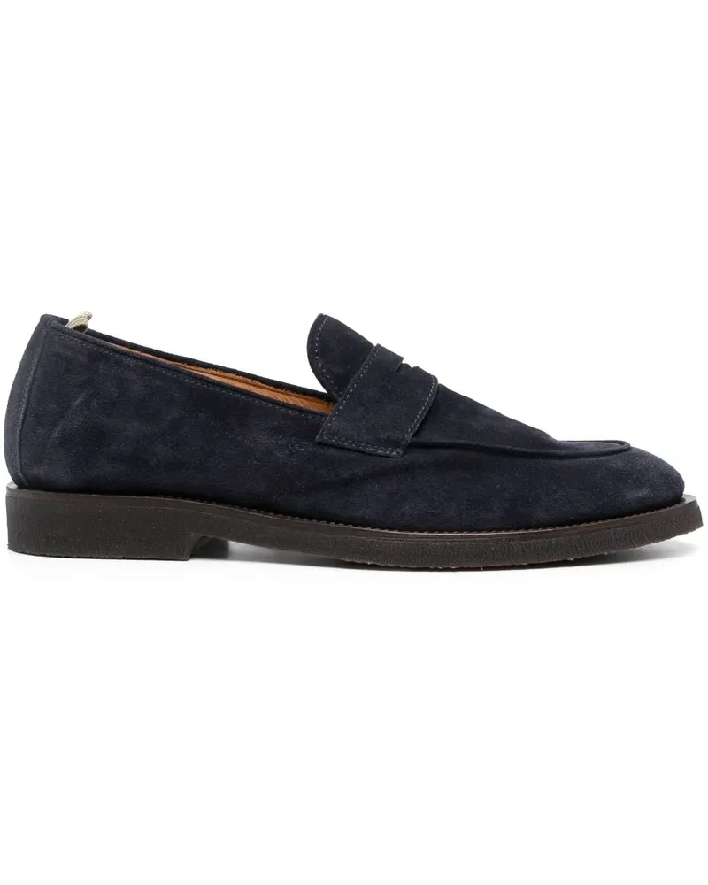 Officine Creative Italia Opera 001 Loafer aus Wildleder - Blau Blau