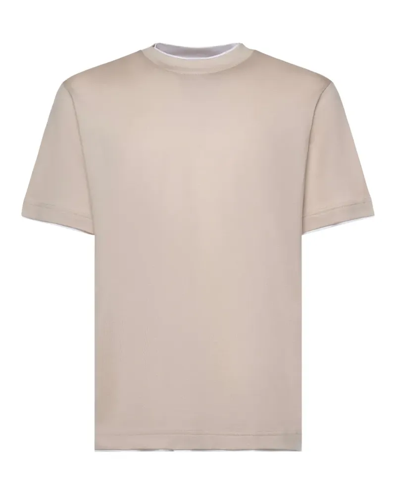 Eleventy crew-neck T-shirt - Nude Nude