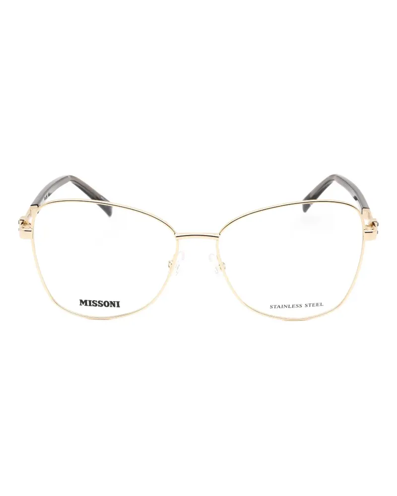 Missoni Brille mit Cat-Eye-Gestell - Gold Gold