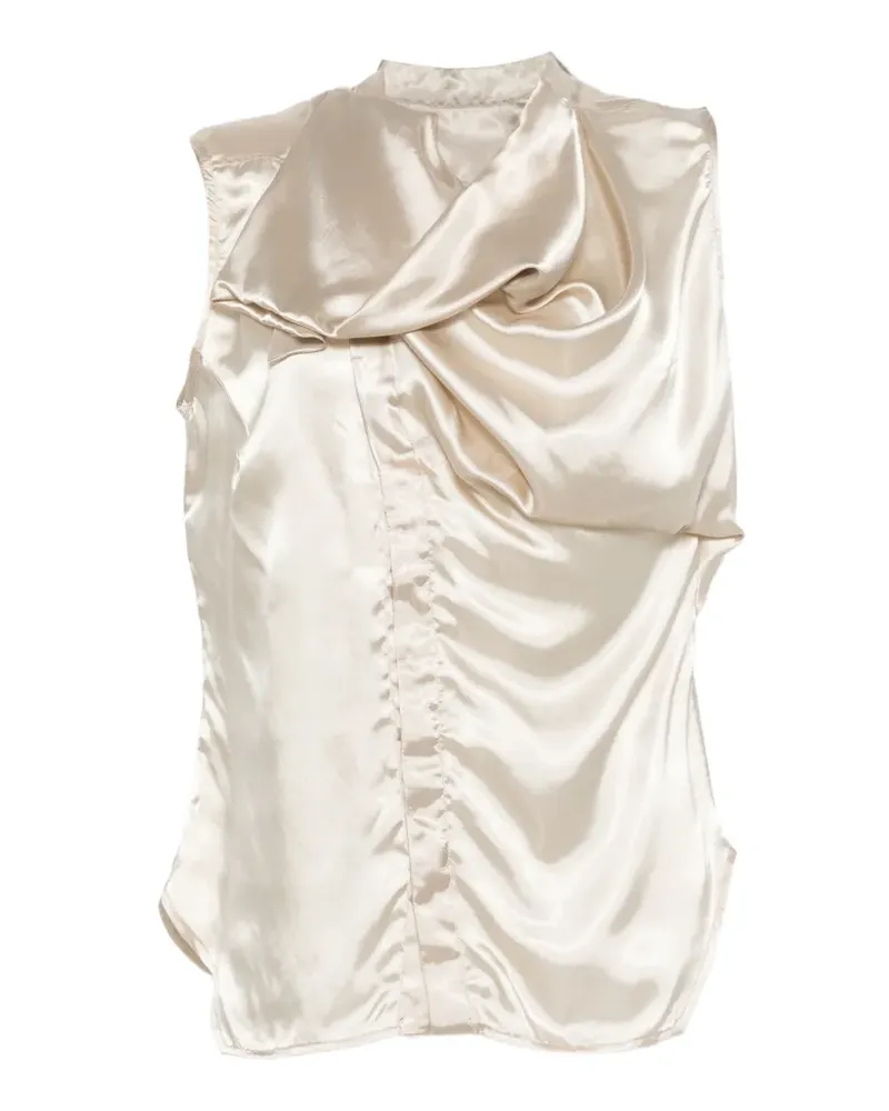Rick Owens Drapiertes Oberteil - Nude Nude