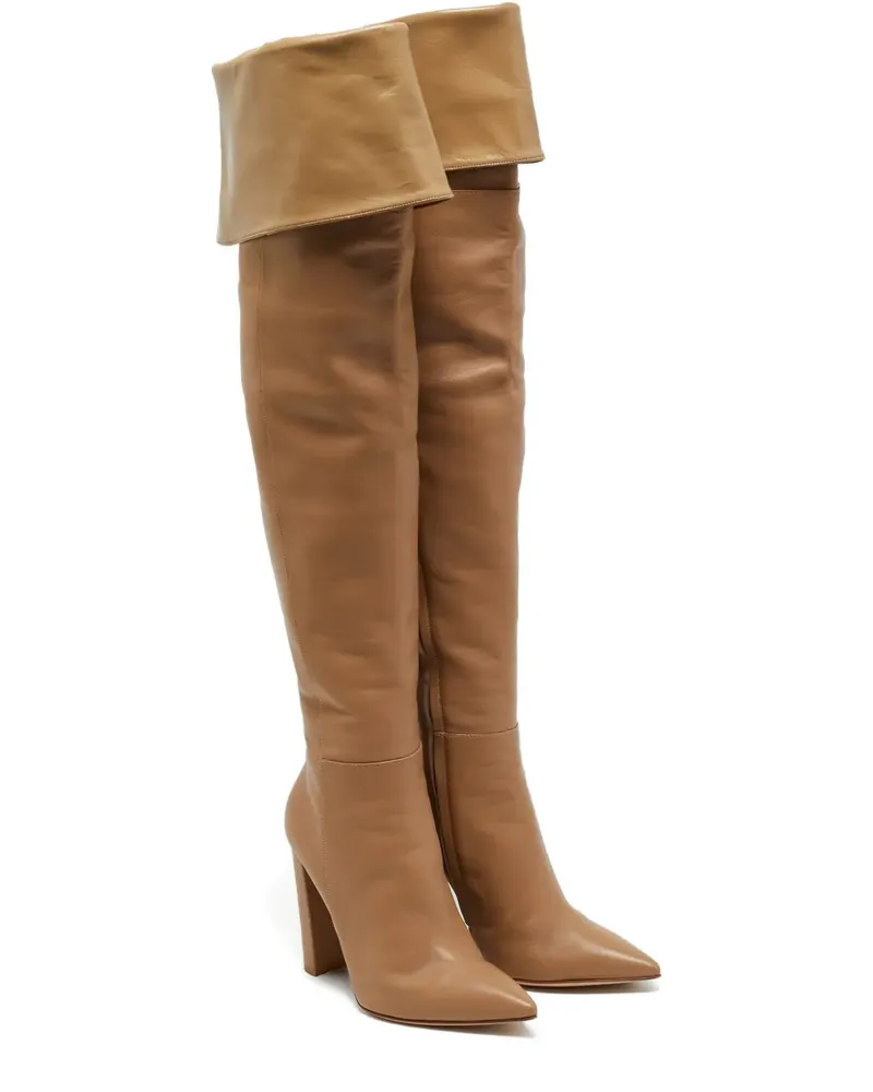 Gianvito Rossi leather boots - Braun Braun