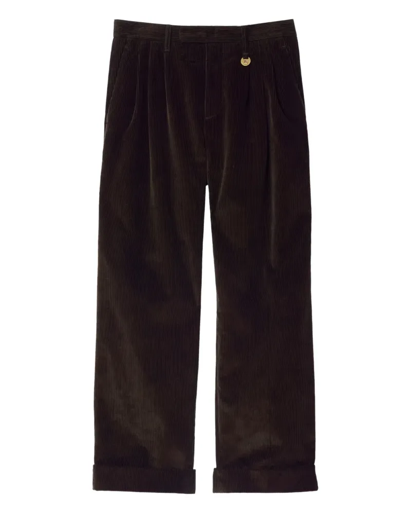 Burberry Cordhose mit Abnähern - Braun Braun