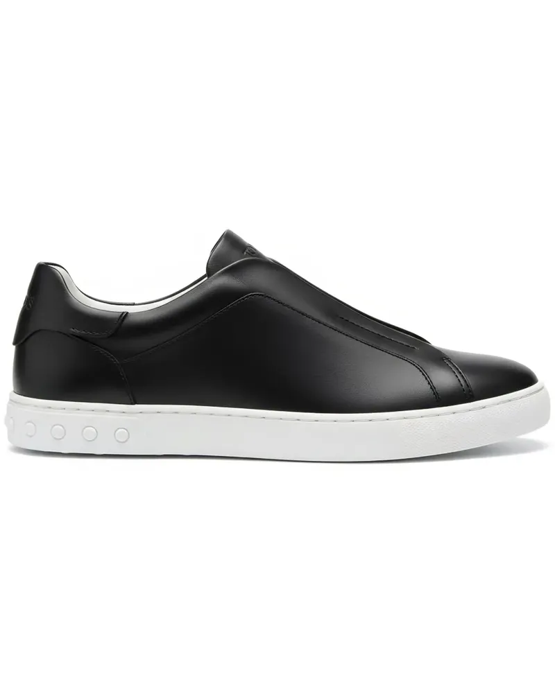TOD'S Klassische Slip-On-Sneakers - Schwarz Schwarz
