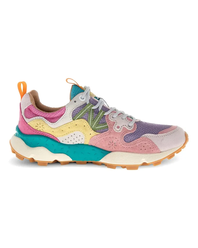 Flower MOUNTAIN nubuck leather sneakers - Violett Violett