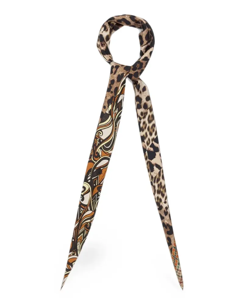Pierre-Louis Mascia Aloeuw silk scarf - Braun Braun