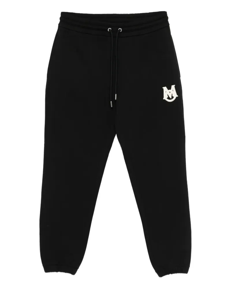 Moncler Fleecehose mit Logo - Schwarz Schwarz
