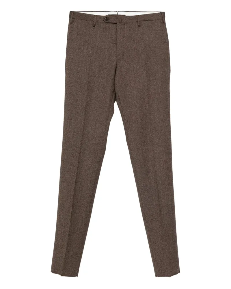 Incotex stretch-wool trousers - Braun Braun