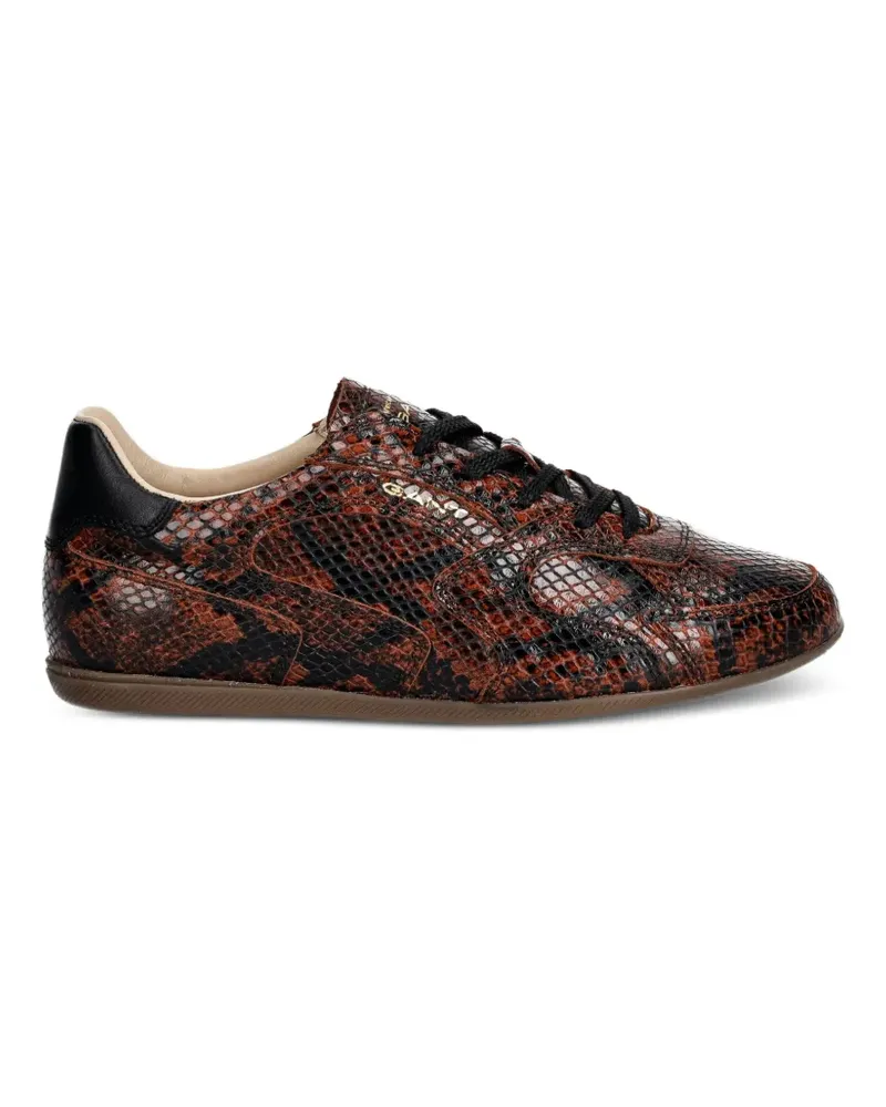 Gant Sneakers mit Schlangen-Optik - Braun Braun