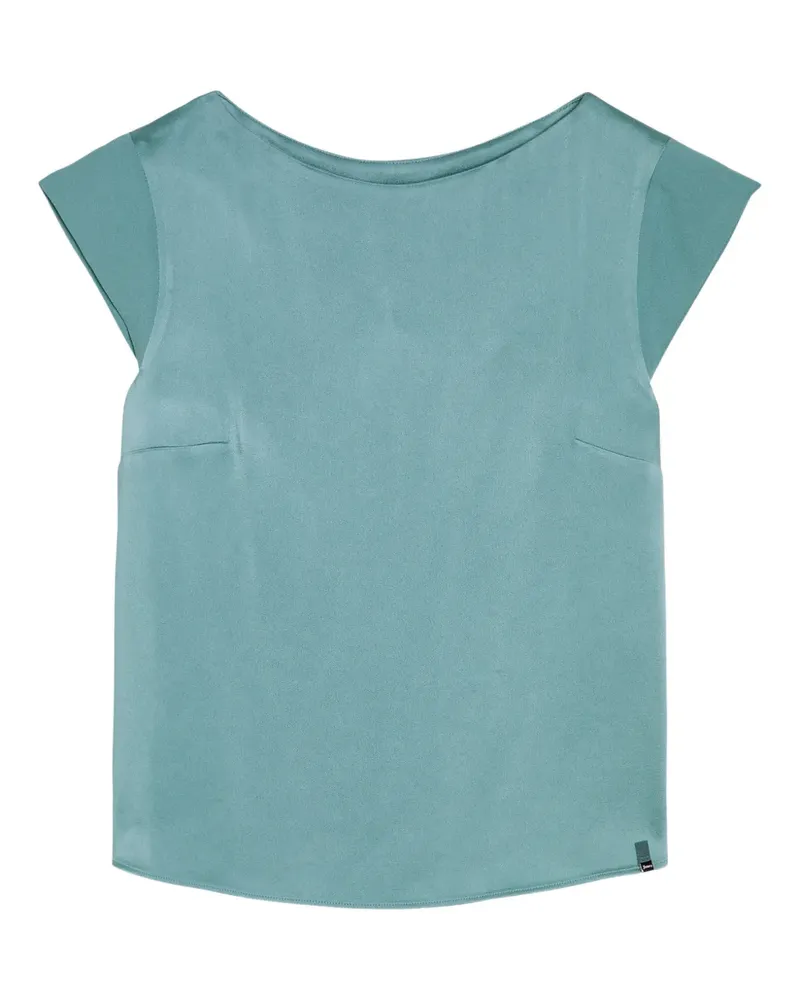 Herno short-sleeve blouse - Blau Blau